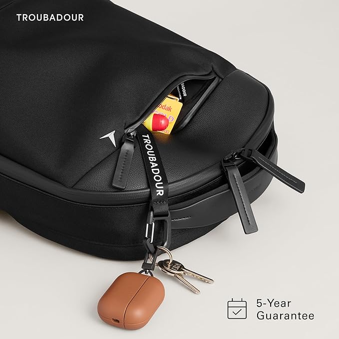 Troubadour Apex 4.0-22L Premium Laptop Backpack - Ergonomic &amp Water Resistant - Designed for Work and Travel - Black