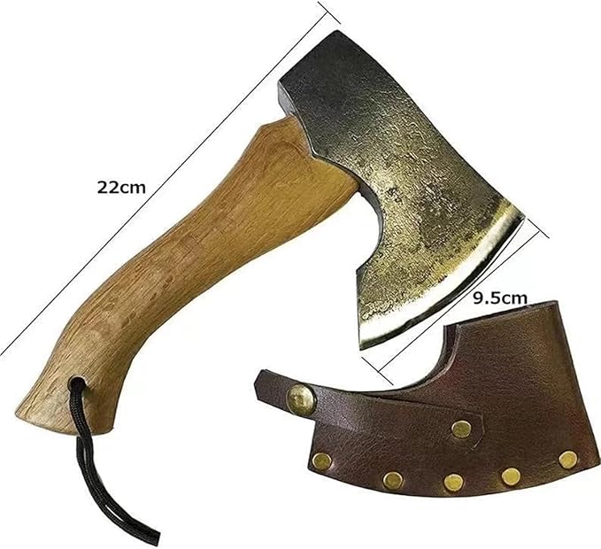 Axe Head Cover Hatchet Head Sheath Holster PU Leather Axe Case Camping Cover Protector Camping Accessories for Outdoor Camping Blade Protection