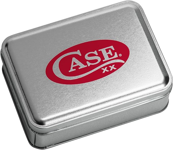 Case XX Pocket Knife BURNT AMBER BONE MEDIUM STOCKMAN IN GIFT TIN Item #10778-6318 SS - Length Closed: 3 5/8Inches
