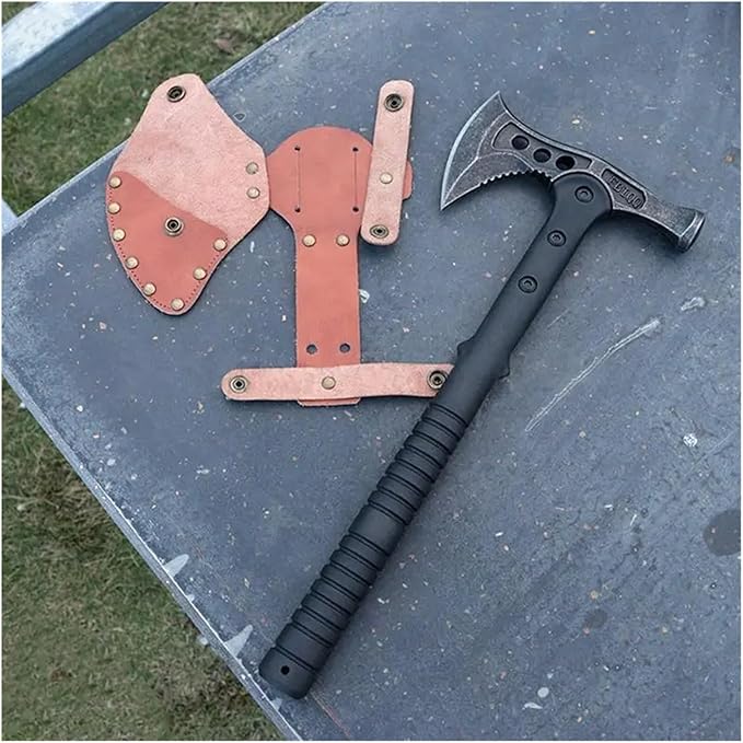 Hatchet Sheath Tomahawk Sheath Blade Protection Cover Faux Leather Holster Outdoor Camping Head Protector Case