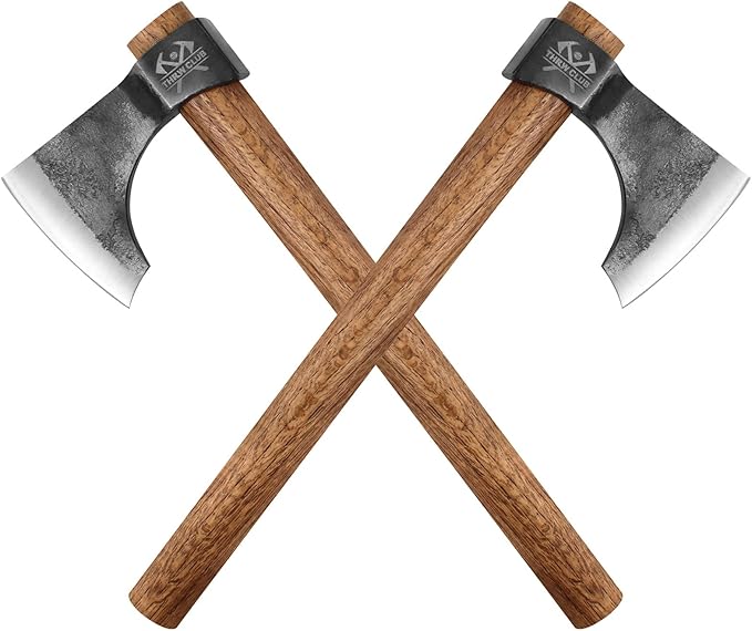 Throwing Axe Set 16.5 Throwing Tomahawk with 1065 High Carbon Steel &amp Wooden Handle Perfect for Axe Throwing Game for Backyard Competition and Recreation