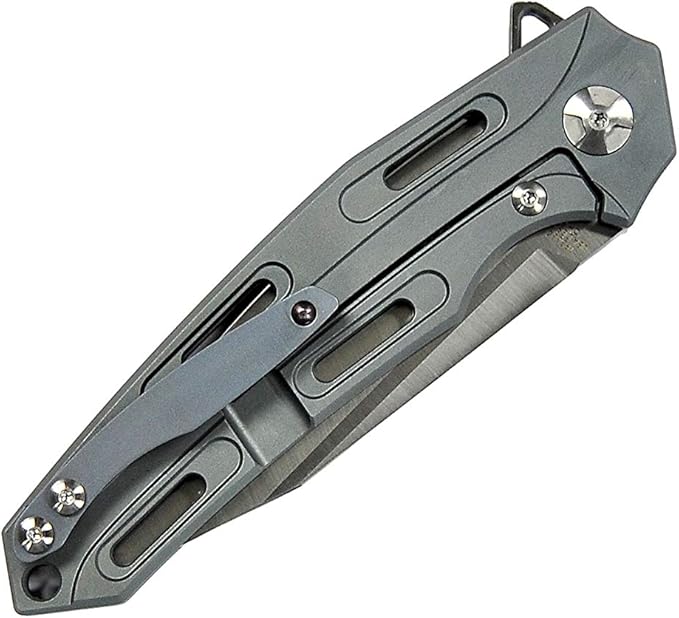 DEFCON Jungle Knife Series D2 Blade Titanium EDC Folding Pocket Tactical Knife