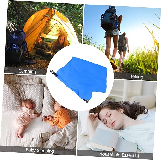 IMIKEYA 3pcs Portable Tpu Inflatable Water Pouch Lightweight Manual Press Type Bag for Outdoor Use for Hiking Camping and Travel