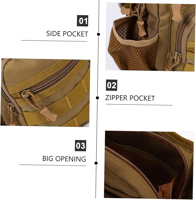 Lightweight Outdoor Storage Pouch for Cycling Hiking Travel with Multiple Compartments for Efficient Organization for Active Lifestyles