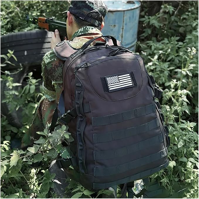 Genérico Compatible For Army Backpack 35L Military Tactical Rucksack Outdoor Waterproof Trekking(Army Green)