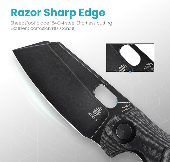 Kizer Sheepdog Bundled with Scuttler Pocket Knife Set