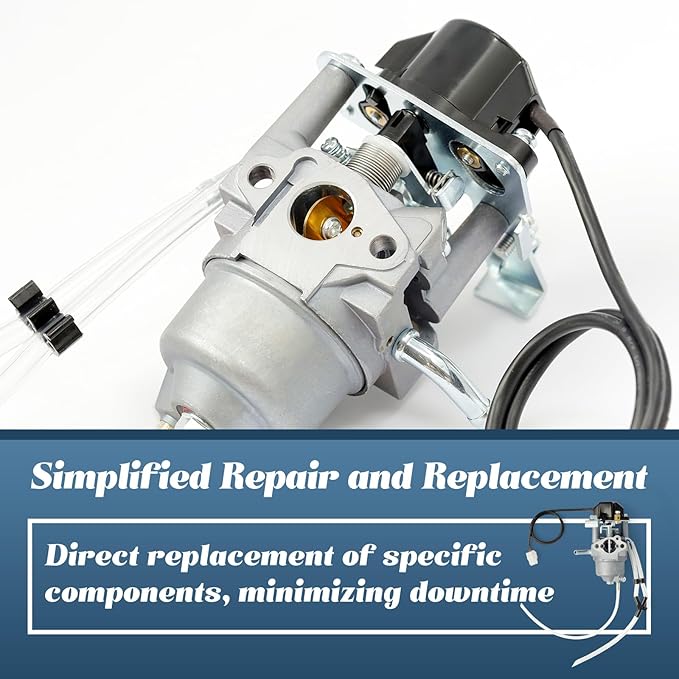 P16D-1 Carburetor Replacement for Predator 2000/1600 Watt fit for Ryobi 1800/2300 watt RYI2322BTA RYI2322VNM for A ipower SUA2000i SUA2300i 2000 2300 With Fuel Lines and Gaskets