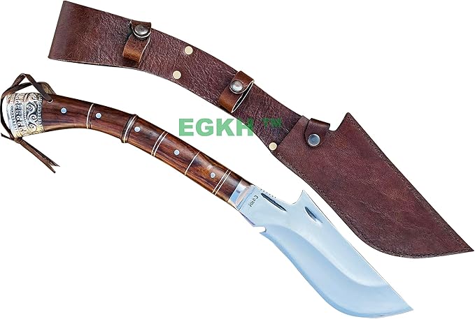 Handmade Forged Viking Axe with Etching on the Handle with Leather Case Custom Rose Wood Handle Carbon Steel - Veteran Camping Hatchet