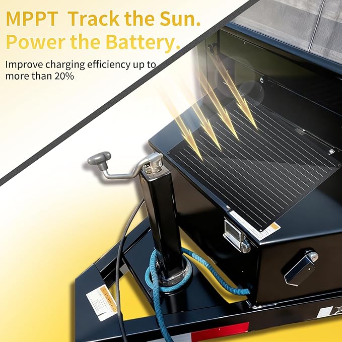 32W Solar Battery Charger Zuomeng MPPT Solar Battery Maintainer &amp Solar Trickle Charger Kit with 32W High-Efficiency Solar Panel Pulse Repair Solar Battery Charger