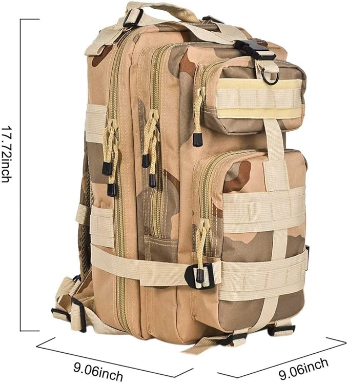 Tactical Outdoor Rucksacks 30L Large Waterproof Military Backpack for Camping Hiking Trekking Shoulder Bags