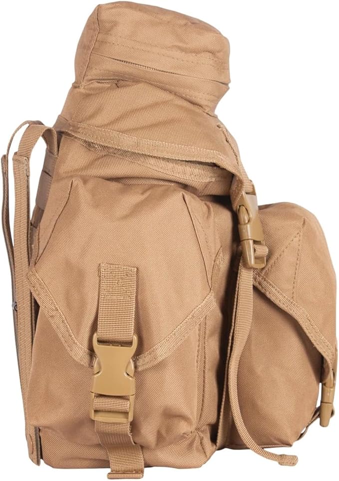 FOX OUTDOOR PRODUCTS Recon Butt Pack | 15x15x8 Modular Tactical Waist Bag w/ 3 External Pockets QR Buckles Lined Interior