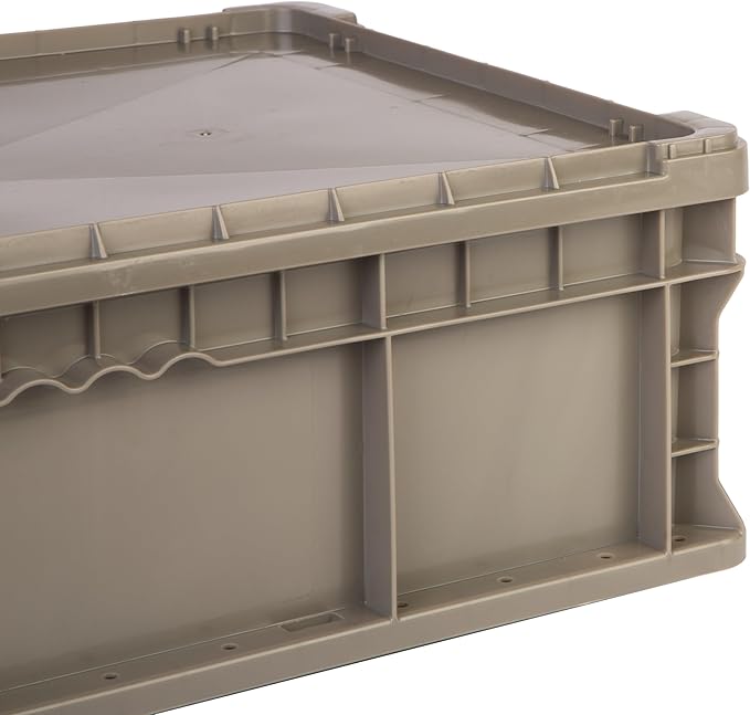 Hudson Exchange 24 x 15 Lid For Straight Wall Handled Storage Container Tote Gray/Brown