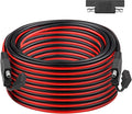 SAE Extension Cable 10AWG 100FT Quick Disconnect Tinned Copper Wire with SAE Connector Wire for Solar Panel Battery Tender Motorcycle Automotive RV Cars Tractor 10 Gauge