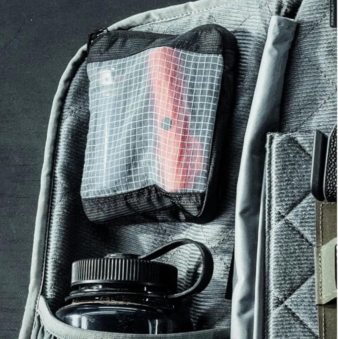 Eberlestock Fade View Pouch - Modular Accessory for Fade Collection - See-Through Front Fabric - Organize Your Gear - 4.5 x 5 Small