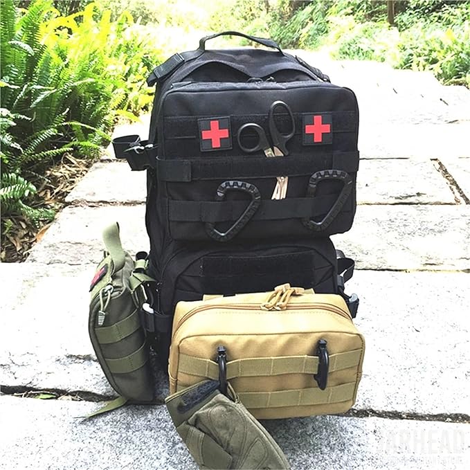 Molle Pouch Utility Medical Bag Organizer Outdoor Emergency Pack Fist Aid Kit Bag Camping Hiking Hunting Accessories