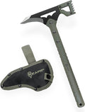 REAPR Battle Hammer – 15¾″ Fixed‑Head Hammer Axe with 3¼″ Cutting Blade Spike End &amp Nylon Handle with MOLLE-Compatible Sheath Ideal Demolition &amp Tactical Use