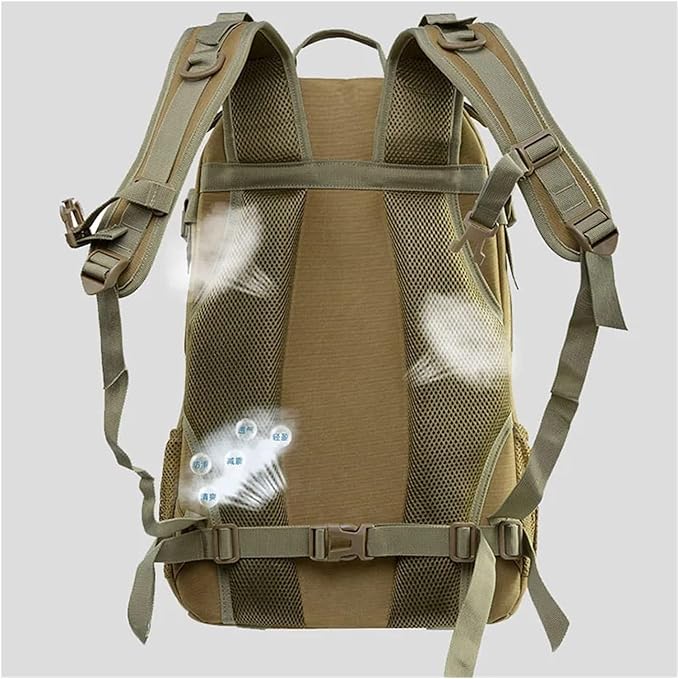 Outdoor Camouflage Backpacks Men's New Oxford Large Capacity Sports Cloth Waterproof Bag Tactical Backpack(CP)
