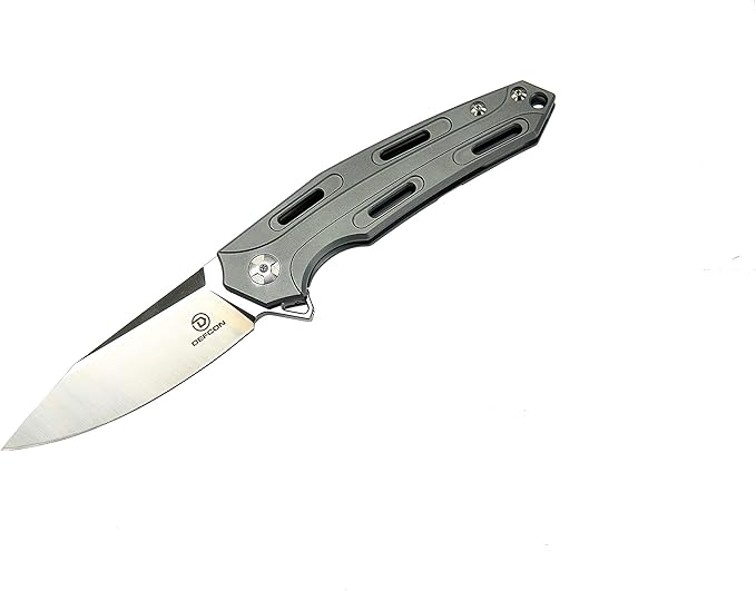 DEFCON Jungle Knife Series D2 Blade Titanium EDC Folding Pocket Tactical Knife