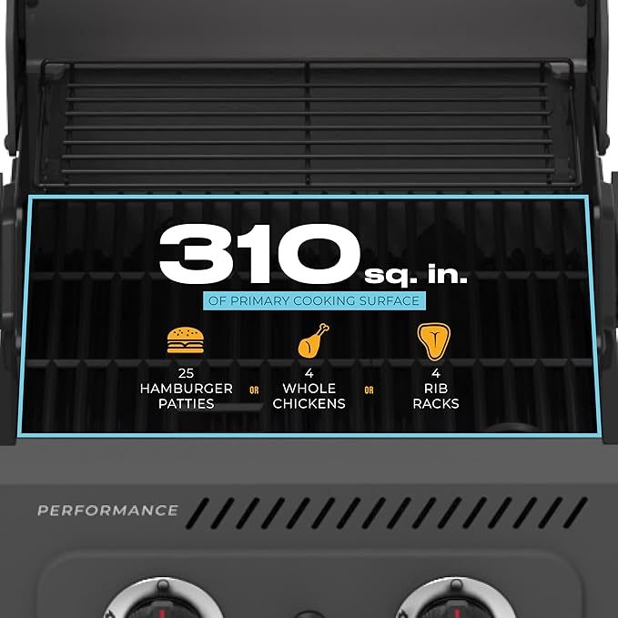 Charbroil Performance Series 2-Burner Gas Grill Cabinet Stainless Steel - 463638125