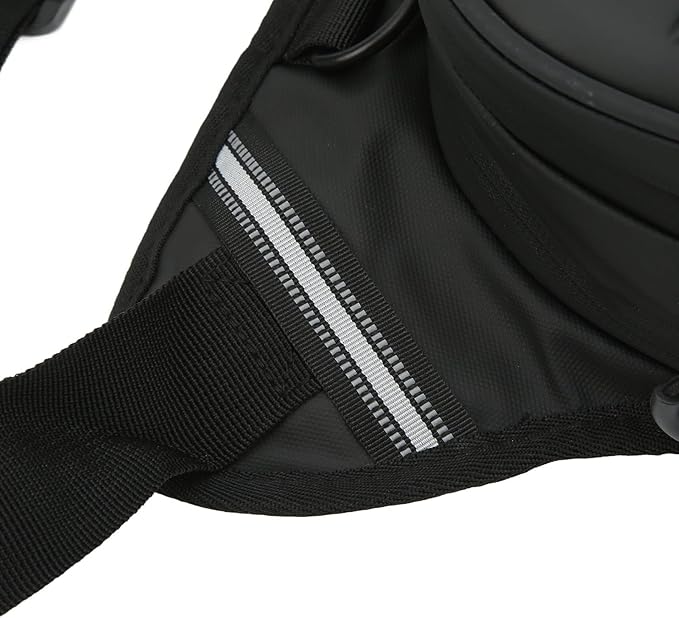 Motorcycle Leg Bag Thigh Packs PVC Matte Outdoor Carbon Fiber Drop Leg Bag Multifunctional Crossbody Shoulder Bag for Riding Travel Hiking (Frosted Black)