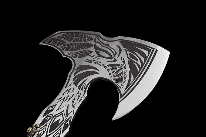 Tomahawk Throwing Axe for Outdoor Camping Sturdy and Practical with SheathSharp