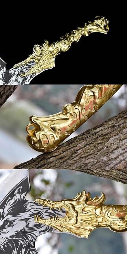 Tomahawk Throwing Axe for Outdoor Camping Sturdy and Practical with SheathCool Steel Axe
