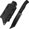 SK1 Fixed Blade Knife with SheathTanto Blade Nylon Fiberglass Handle Full Tang EDC Knives for Outdoor Working Camping Hiking Sruvival