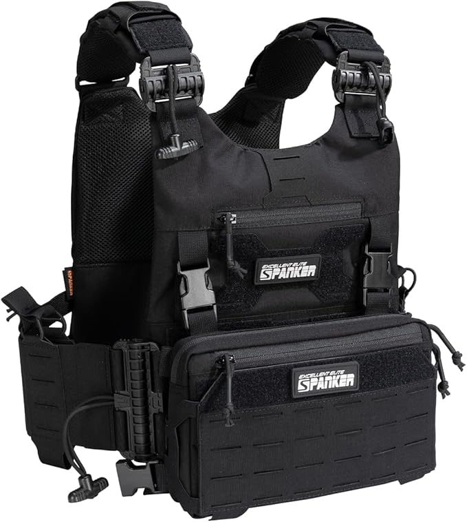 EXCELLENT ELITE SPANKER Tactical Chest Rig Pack EDC Chest Bag Molle Utility Chest Pouch for Outdoor Hunting Workouts Hiking