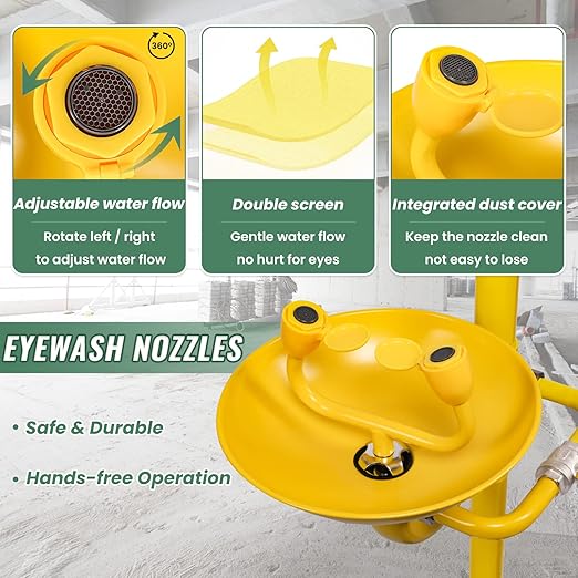 Huanyu Emergency Shower Station (Yellow)