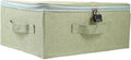 STOBAZA Clothes Storage Case Lock Fabric Storage Organizer Bins Space-saving Stylish Home Organizer