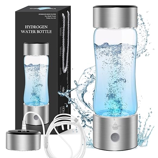 2026 Upgraded Hydrogen Water Bottle 2400 Hydrogen Water Bottle Generator Hydroh Hydrogen Water Machine Improve Water in 3 Mins for Home Office Travel Daily Drinking
