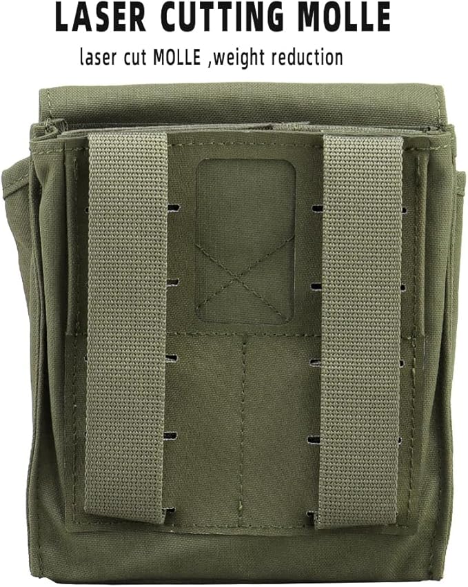 Tactical MOLLE 9MM/5.56 Mag PouchMultifunctional Groceries Pouch Military Utility Waist Bag Mobile Phone Fanny Pack for Vest Belt