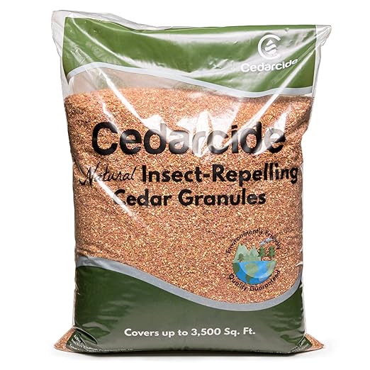 Cedarcide Outdoor Lawn and Garden Kit (Large) Includes PCO Choice Cedar Oil Bug Killing Concentrate Gallon and Pure Cedar Granules | PCO Kills and Repels Fleas Ants Mites &amp Mosquitoes