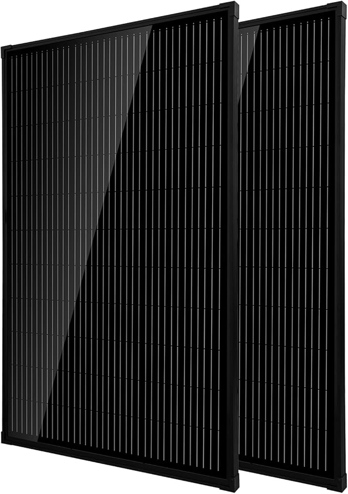 Topsolar Solar Panel 340W 12 V/24V Monocrystalline Solar Panel PV Panel Off Grid Solar Power for Motorhome Shed Campervan Caravan and Boat