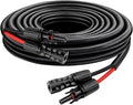 XRDS -RF Solar Cable 6FT 8AWG Solar Extension Cable with Male &amp Female Solar Connectors Flame-Retardant Protective Sleeving Solar Panel Cable Weatherproof PV Wire for Solar Panel Connection
