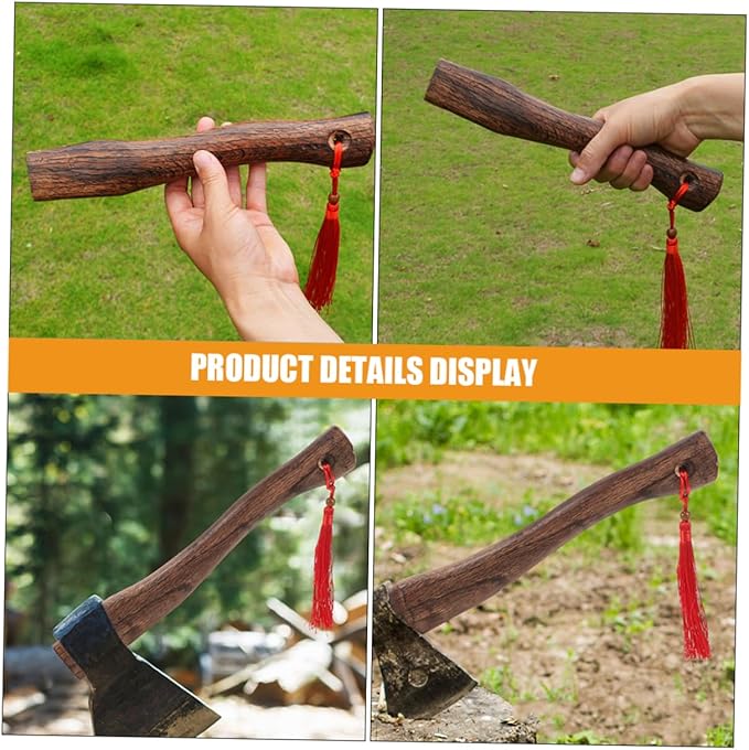 ARTIBETTER 5pcs Wood Axe Handle Axe Handle Replacement Hatchet Wood Part Camping Tools