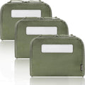 ACETAC [3-Pack Tactical Handgun Case Pistol Storage with Reflective Patch Universal CCW Holster Wrap Hook and Loop Mag Panel (OD Green)