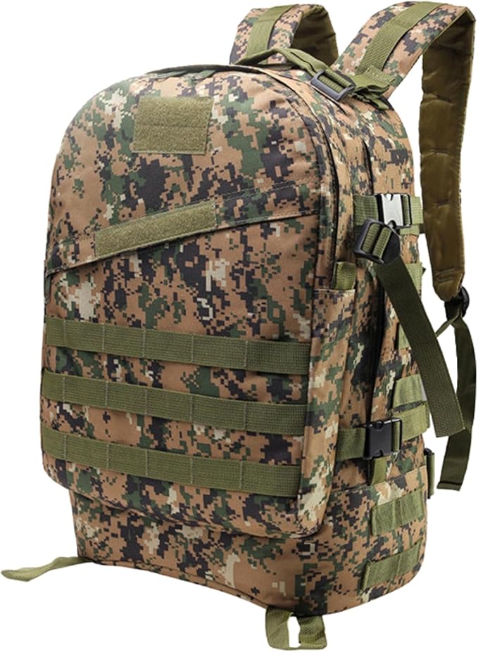 Men's Large Capacity Travel Backpacks Oxford Cloth Outdoor Tactical Duffle Bags Hiking Sports Camping Backpack (B/Multicolor)