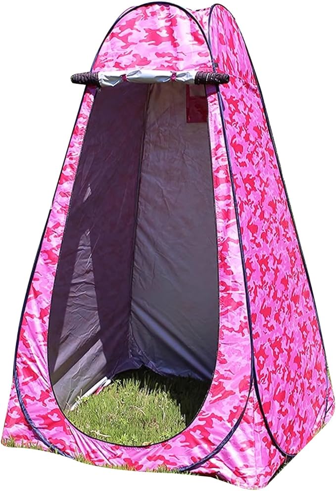 Pop-up Changing Room Private Tent - Pontoon Boat Changing Room Camp Toilet Camping and Beach Rain Shelter - Light Weight Strong Easy to Set Up Foldable - with Carry Bag
