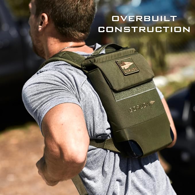 GORUCK Ruck Plate Carrier 3.0 - Streamlined Weighted Rucking Backpack w/Ergonomic Back Support &amp Extra Padded Straps - Compatible Ruck Plates Ranger Green