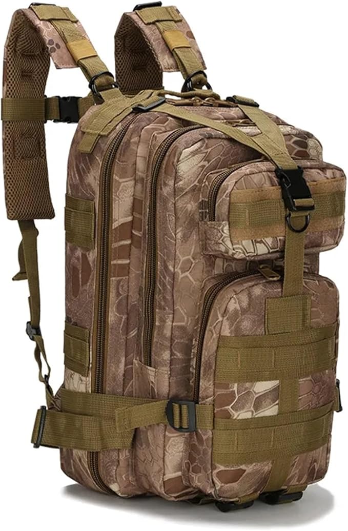 Classic Tactical Backpack Travel Sports Camouflage Bag Fishing Hiking Nylon 3P Pack Bag Outdoor Climbing Hunting Rucksack