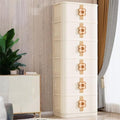 Storage Bins with Lids Stackable Folding Plastic Storage Containers for Home Closet Office Kids Room Clear Doors Magnetic Closure Collapsible Organizer