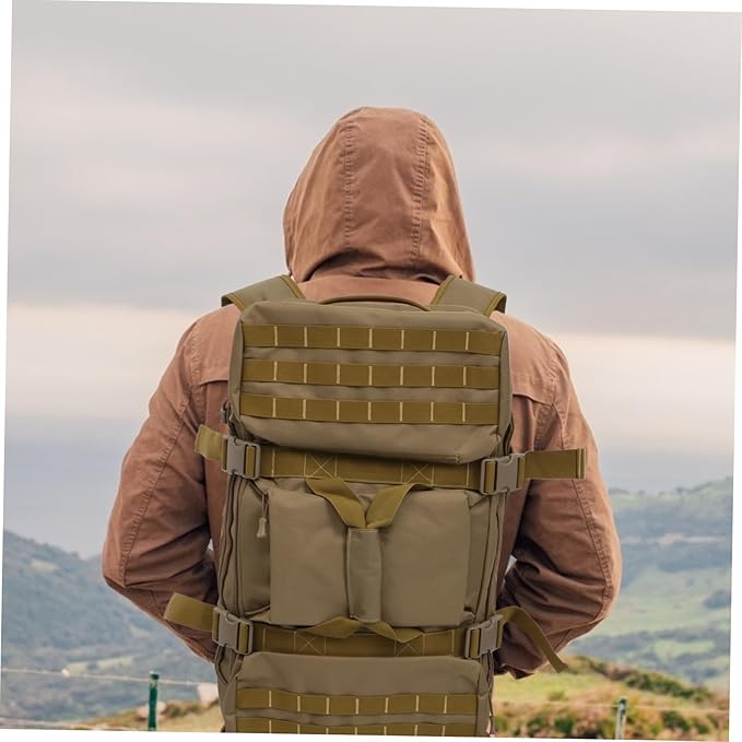 Large Capacity Outdoor Backpack Travel Bag Shoulder Straps Handbag Storage Pouch Hiking