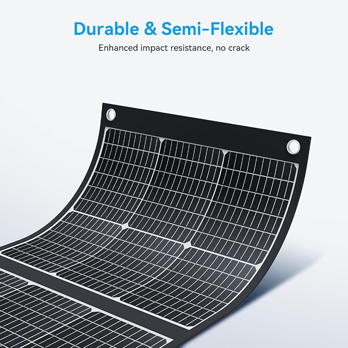 Ecosonique 300W Portable Solar Panel for Most Power Stations Foldable &amp Lightweight Solar Suitcase with Kickstands 40V MC4 &amp Multi-Output for Solar Generators RVs Camping and Outdoor Use