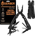 Gerber Gear Suspension-NXT EDC Multitool 15-in-1 Pocket Knife Needle Nose Pliers and Wire Stripper for Camping and Survival Black