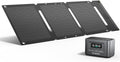 AFERIY Portable Power Station and Solar Charger Bundle: 145W with 99.2Wh LiFePO4 Battery 100W PD Cable with 1pcs 30W Solar Panel for Camping Travel Outdoor Activities