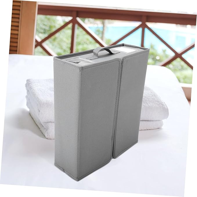 Alipis Bedding Sheet Storage Bin Zipper Closure Foldable Organizer for Blankets and Clothes Viewing Window Versatile Closet Organizer for Home and Wardrobe