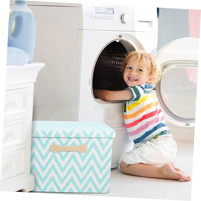 1pc Clothing Storage Boxes Fabric Storage Boxes Square Organizers Household Organizers Dolls Toys