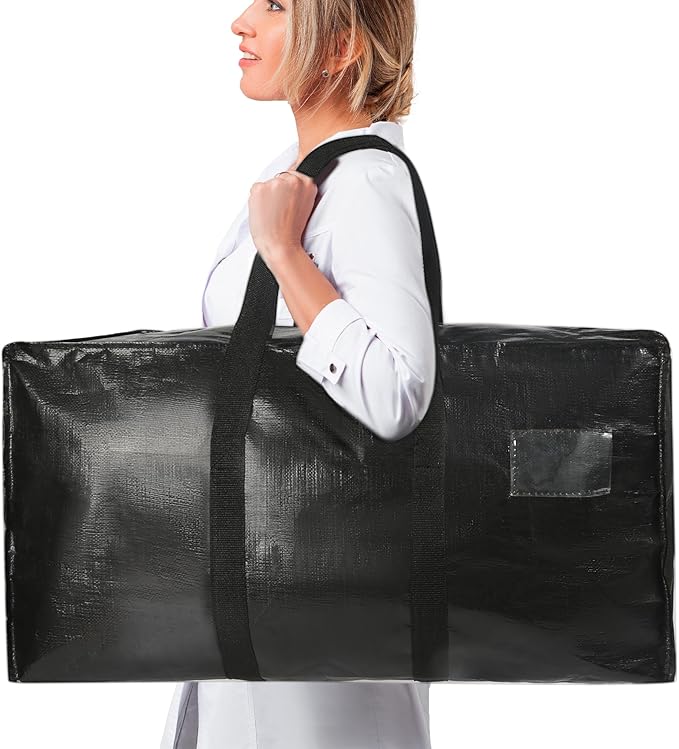 Heavy Duty Extra Large Moving Bags96 Gallon Jumbo Packing BagsHuge Moving Storage Bags with Strong Zippers &amp Carrying HandlesReusable Big Moving Storage Bags for College Dorm Travel 1Pack