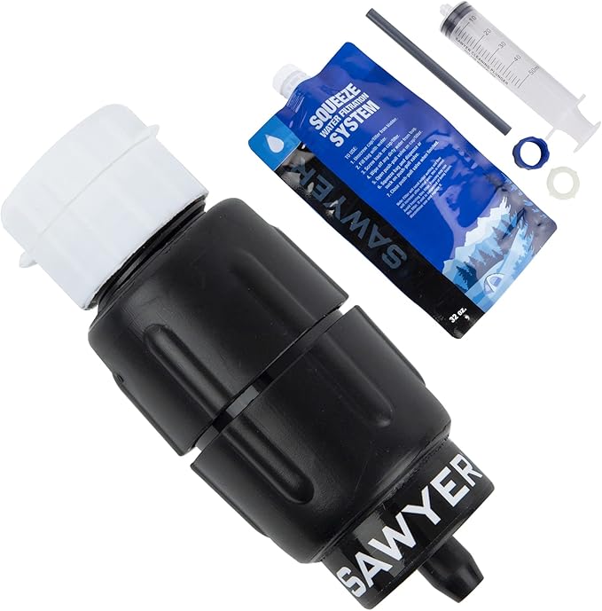 Sawyer Products SP2129 Micro Squeeze Water Filtration System 1 Pack Black/Blue